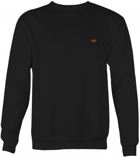 Motley Denim Oslo Sweatshirt Black - Tröjor & Hoodies - Stora hoodies - 2XL-8XL