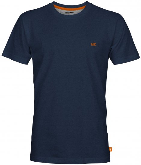 Motley Denim Stockholm T-shirt Dark Indigo - T-shirts - Stora T-shirts - 2XL-14XL