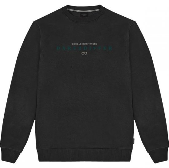 Double Outfitters MTOP-1151 Sweatshirt Svart - Tröjor & hoodies - Stora hoodies & tröjor - 2XL-14XL