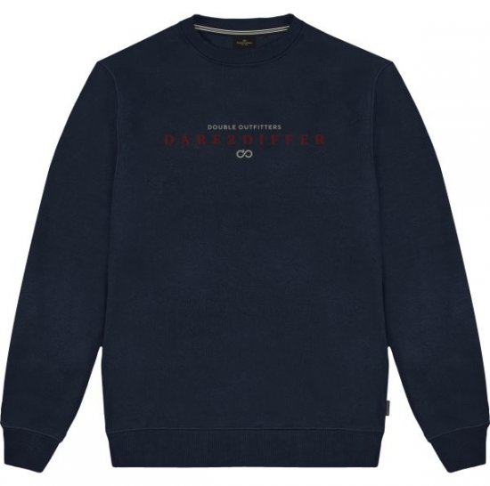 Double Outfitters MTOP-1151 Sweatshirt Mörkblå - Tröjor & hoodies - Stora hoodies & tröjor - 2XL-14XL