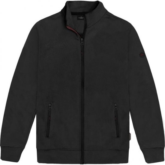 Double Outfitters MTOP-1158 Sweatjacka med dragkedja Svart - Tröjor & hoodies - Stora hoodies & tröjor - 2XL-14XL