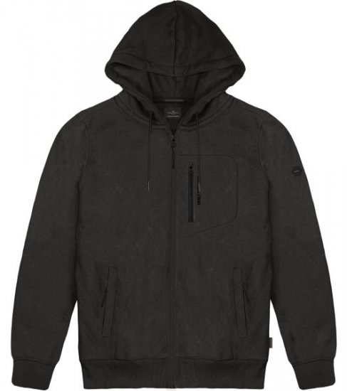 Double Outfitters MTOP-1160 Hoodie med dragkedja Svart - Tröjor & hoodies - Stora hoodies & tröjor - 2XL-14XL
