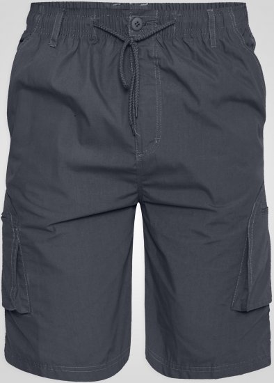 D555 Nick Cargoshorts med Elastisk Midja Grå - Shorts - Stora shorts W40-W60