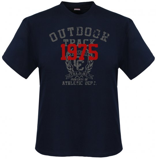 Adamo Outdoor track Comfort fit T-shirt Navy - T-shirts - Stora T-shirts - 2XL-14XL