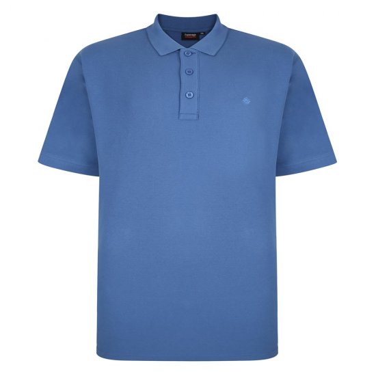 Espionage P074C Kortärmad Piké Kornblå - Pikétröjor - Stora pikétröjor - 2XL-8XL