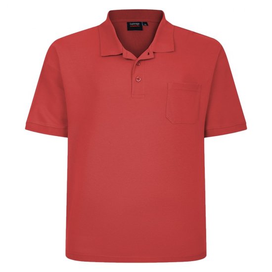 Espionage P074C Kortärmad Piké Bränd Orange - Pikétröjor - Stora pikétröjor - 2XL-8XL