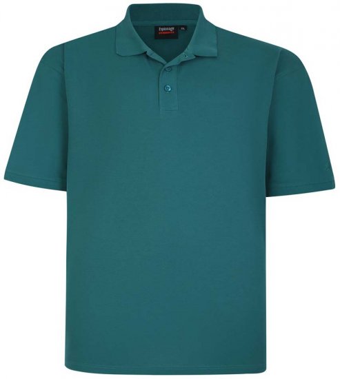 Espionage P074 pikétröja grön - Pikétröjor - Stora pikétröjor - 2XL-8XL