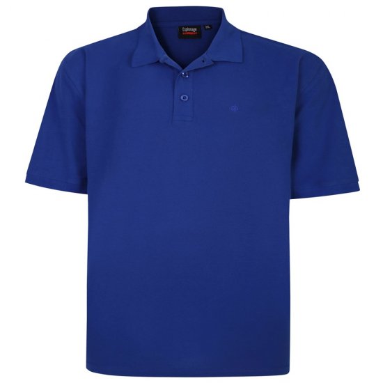 Espionage P074C Kortärmad Piké Kungsblå - Pikétröjor - Stora pikétröjor - 2XL-8XL