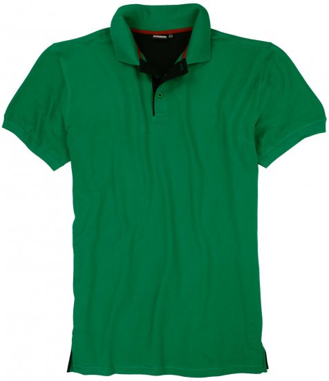 Adamo Pablo Comfort fit Polo shirt Green - Pikétröjor - Stora pikétröjor - 2XL-8XL