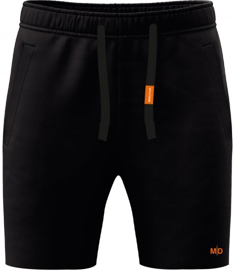 Motley Denim Paris Sweatshorts Black - Mjukisbyxor och -shorts - Mjukisbyxor & Mjukisshorts 2XL-12XL