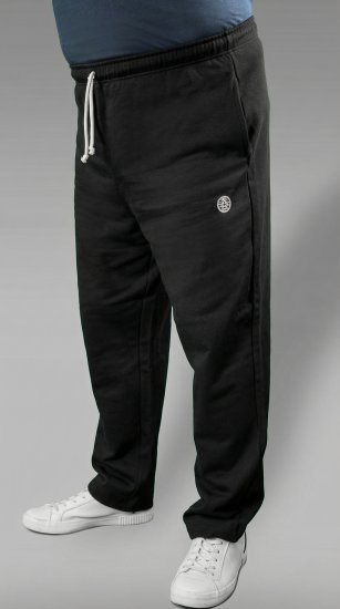 20 Nodi Ponente Long Leg Sports Pants in Combed Fleece Cotton Black - Mjukisbyxor och -shorts - Mjukisbyxor & Mjukisshorts 2XL-12XL