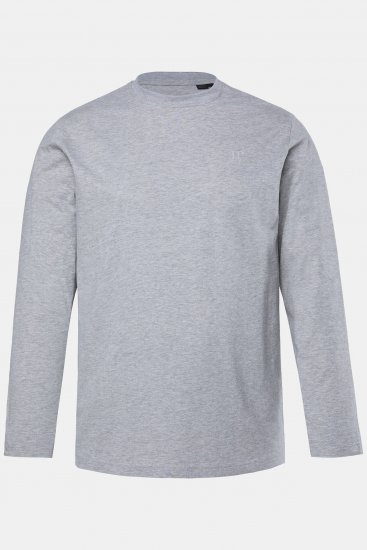 JP1880 Long Sleeve OEKO-TEX T-Shirt Grey - T-shirts - Stora T-shirts - 2XL-14XL