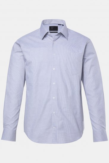 JP1880 Business Shirt Long Sleeve Two-Tone Grey - Skjortor - Stora skjortor - 2XL-8XL