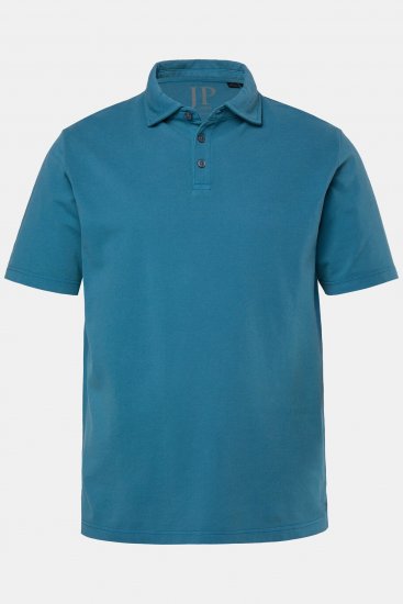 JP1880 Polo Shirt Short Sleeve Pique VIntage Teal - Pikétröjor - Stora pikétröjor - 2XL-8XL