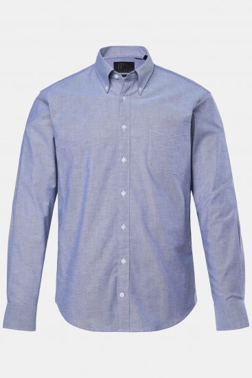 JP1880 Oxford Shirt Long Sleeve Denim Blue - Skjortor - Stora skjortor - 2XL-8XL