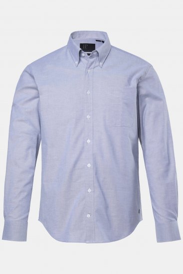 JP1880 Oxford Shirt Flexnamic Long Sleeve Grey - Skjortor - Stora skjortor - 2XL-8XL