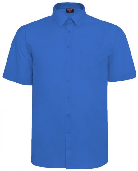 Espionage SH149 kortärmad skjorta blå - Skjortor - Stora skjortor - 2XL-8XL