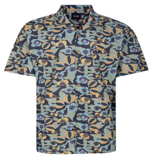 Espionage SH461 Blommig skjorta multi - Skjortor - Stora skjortor - 2XL-8XL