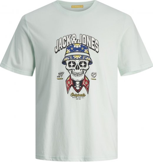 Jack & Jones JORCOCONUT T-shirt Skylight - T-shirts - Stora T-shirts - 2XL-14XL