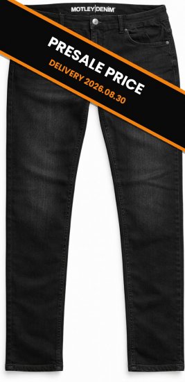 Motley Denim Soho 5-Pocket Jeans Black - Jeans & byxor - Stora Jeans och Stora Byxor