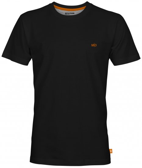 Motley Denim Stockholm T-shirt Black - T-shirts - Stora T-shirts - 2XL-14XL