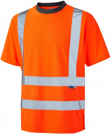 Leo Braunton Coolviz T-shirt Hi-Vis Orange - Arbetskläder - Arbetskläder i stora storlekar