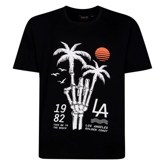 Espionage T448 T-shirts med Tryck 4-Pack Blandade - T-shirts - Stora T-shirts - 2XL-14XL