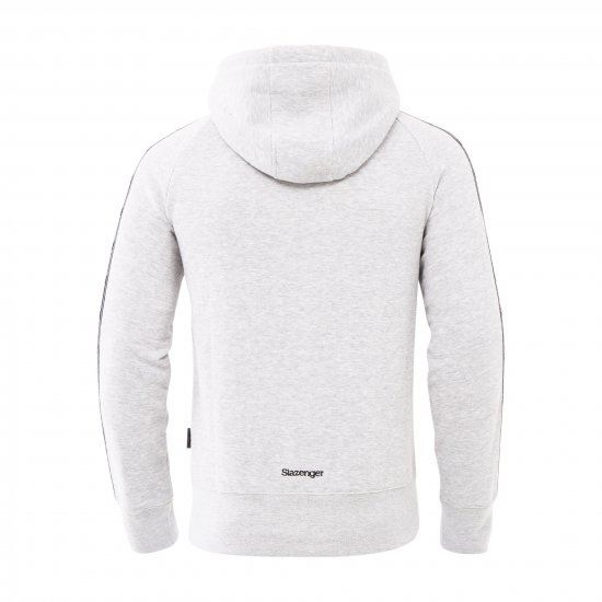 Slazenger Tommy Hoodie Grey - Tröjor & hoodies - Stora hoodies & tröjor - 2XL-14XL