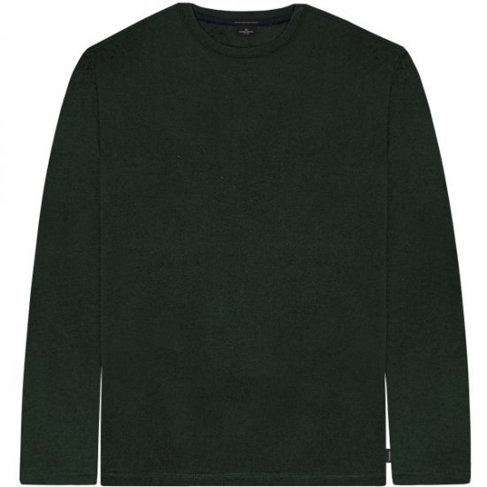 Double Outfitters TS-9170 Long Sleeve T-Shirt Forest Green - T-shirts - Stora T-shirts - 2XL-14XL