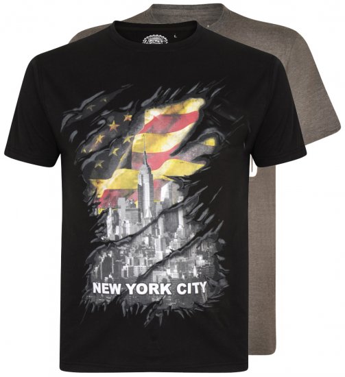 Kam Jeans 5312 T-shirt 2-pack - T-shirts - Stora T-shirts - 2XL-14XL