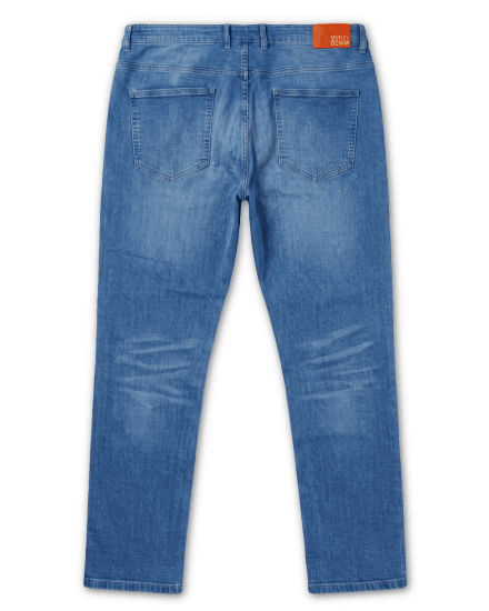 Motley Denim Soho 5-Pocket Jeans Blue Wash - Jeans & byxor - Stora Jeans och Stora Byxor