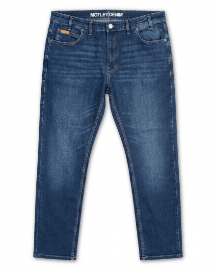 Motley Denim Soho 5-Pocket Jeans Mid Wash - Jeans & byxor - Stora Jeans och Stora Byxor