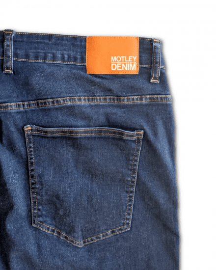Motley Denim Soho 5-Pocket Jeans Mid Wash - Jeans & byxor - Stora Jeans och Stora Byxor