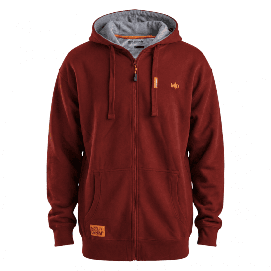 Motley Denim Copenhagen Hoodie Red - Tröjor & hoodies - Stora hoodies & tröjor - 2XL-14XL