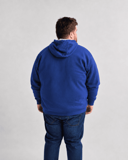 Motley Denim Copenhagen Hoodie Royal Blue - Tröjor & hoodies - Stora hoodies & tröjor - 2XL-14XL