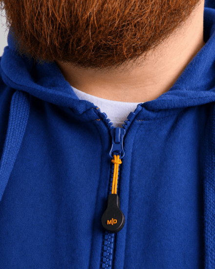 Motley Denim Copenhagen Hoodie Royal Blue - Tröjor & hoodies - Stora hoodies & tröjor - 2XL-14XL
