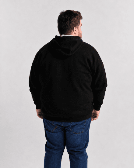 Motley Denim Copenhagen Hoodie Black - Tröjor & hoodies - Stora hoodies & tröjor - 2XL-14XL