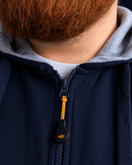 Motley Denim Copenhagen Hoodie Navy - Tröjor & hoodies - Stora hoodies & tröjor - 2XL-14XL