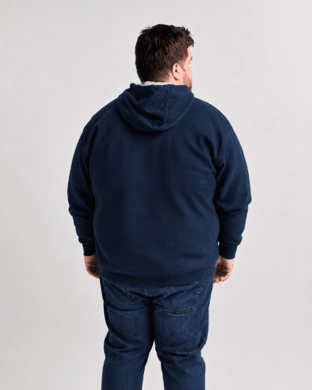 Motley Denim Copenhagen Hoodie Dark Indigo - Tröjor & hoodies - Stora hoodies & tröjor - 2XL-14XL