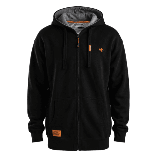 Motley Denim Copenhagen Hoodie Black - Tröjor & hoodies - Stora hoodies & tröjor - 2XL-14XL