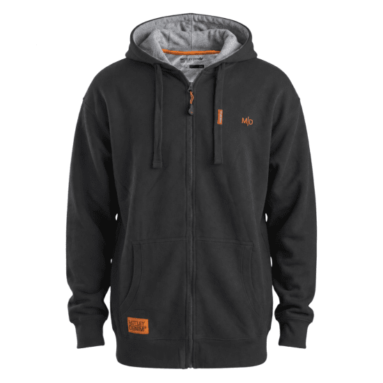 Motley Denim Copenhagen Hoodie Charcoal - Tröjor & hoodies - Stora hoodies & tröjor - 2XL-14XL