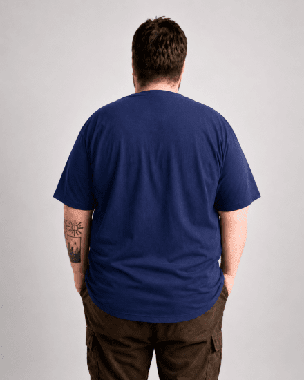 Motley Denim Milan T-shirt Mörk indigo - T-shirts - Stora T-shirts - 2XL-14XL