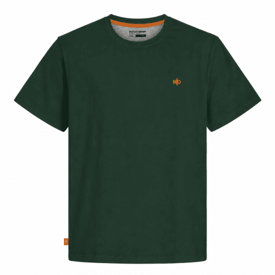 Motley Denim Stockholm T-shirt Racing Green - T-shirts - Stora T-shirts - 2XL-14XL