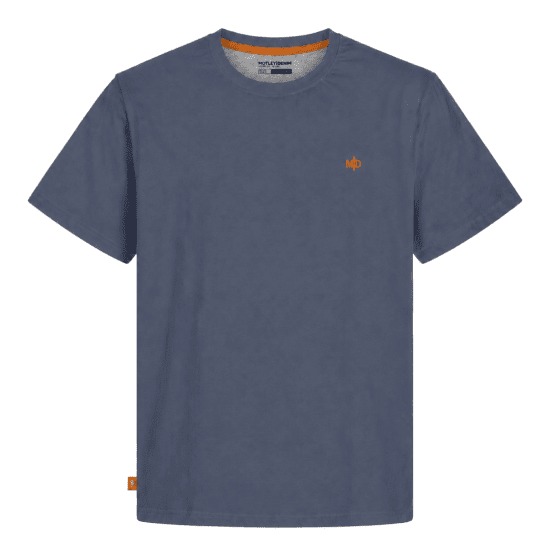 Motley Denim Stockholm T-shirt Light Indigo - T-shirts - Stora T-shirts - 2XL-14XL