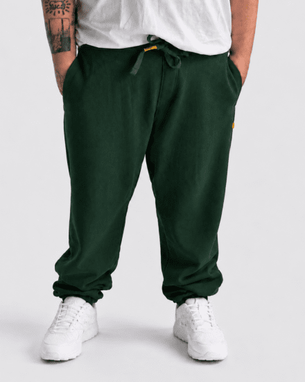 Motley Denim Berlin Sweatpants Racing Green - Mjukisbyxor och -shorts - Mjukisbyxor & Mjukisshorts 2XL-12XL