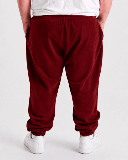 Motley Denim Berlin Sweatpants Red - Mjukisbyxor och -shorts - Mjukisbyxor & Mjukisshorts 2XL-12XL