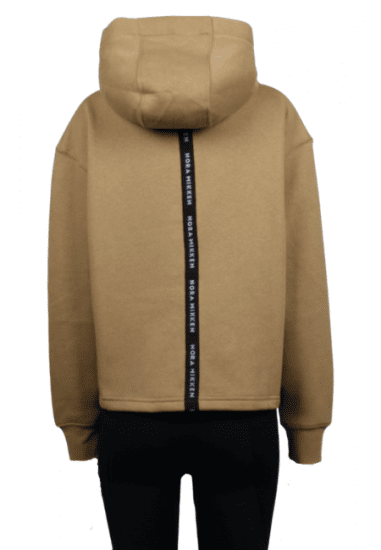 Nora Mikken GERTRUD Cropped Hoodie Camel - DAMKLÄDER XS-XXL - 