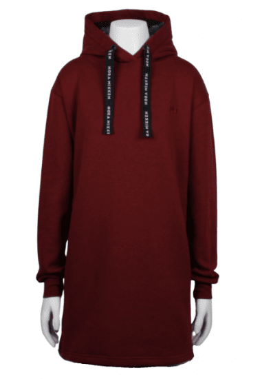 Nora Mikken KRISTINA Long Hoodie Burgundy - Tröjor & hoodies - 