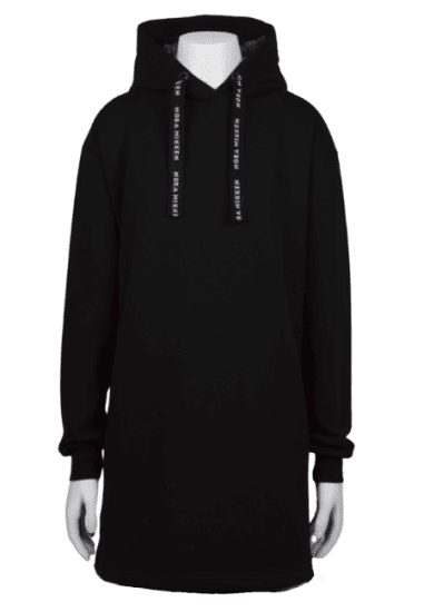 Nora Mikken KRISTINA Long Hoodie Black - Tröjor & hoodies - 