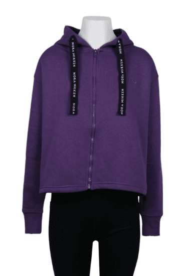 Nora Mikken GERTRUD Cropped Hoodie Purple - DAMKLÄDER XS-XXL - 
